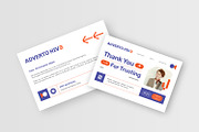 Advertohive Agency - Thank You Card, a Print Template by Esensifiksi.studio (Thumbnail 3 of 3)
