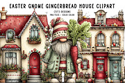 Easter Gnome Gingerbread House, an Illustration by CreationArt (Thumbnail 1 of 7)