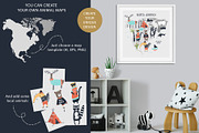 Animal World - Map Creator, an Animal Illustration by Oksana Stepova (Thumbnail 5 of 15)