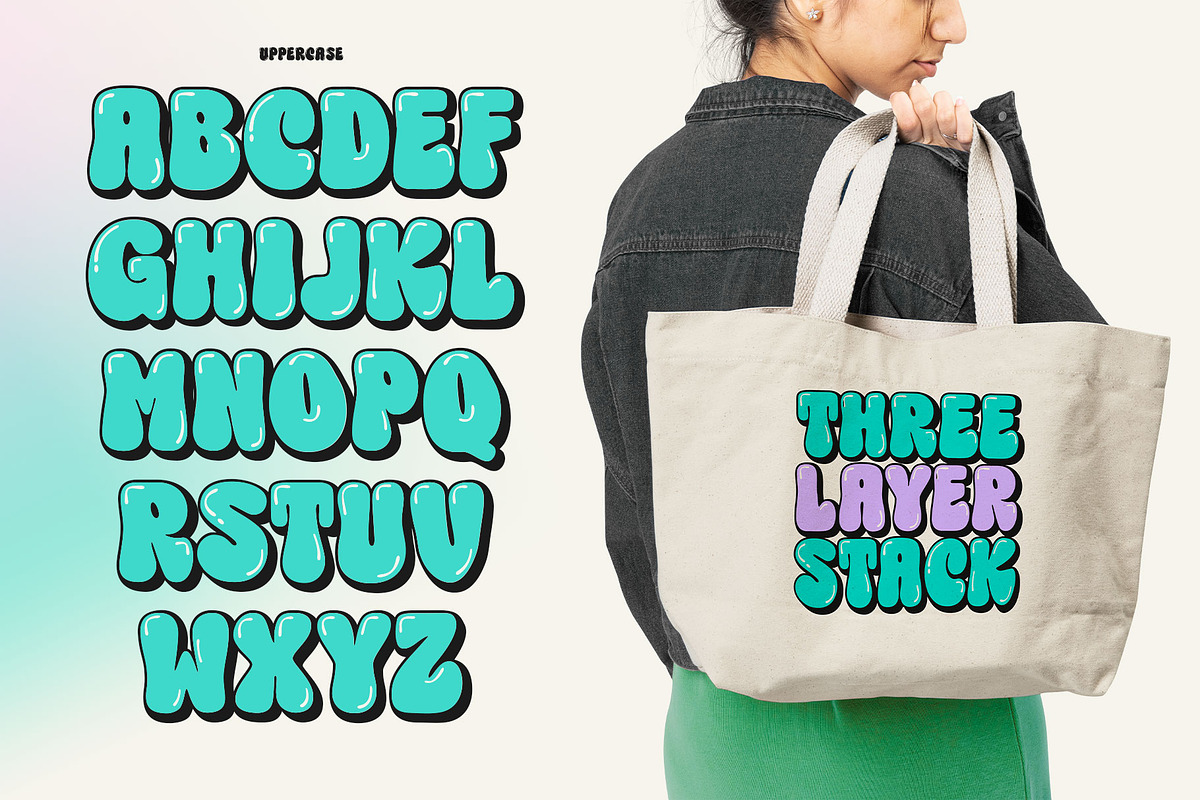 Choret Fudyng Bubble Typeface, a Symbol Font by alit design (Photo 4 of 25)