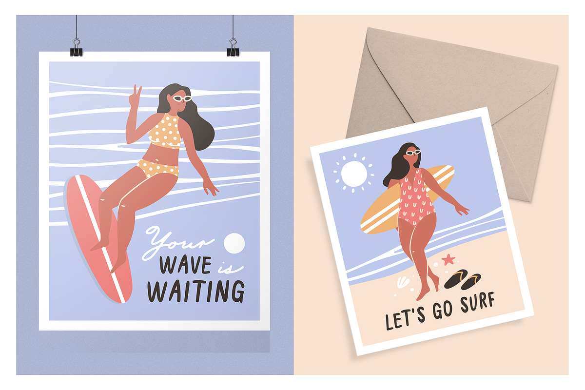 Summer Vibes illustration v.2, an Illustration by Nastya Tkachova (Photo 6 of 7)