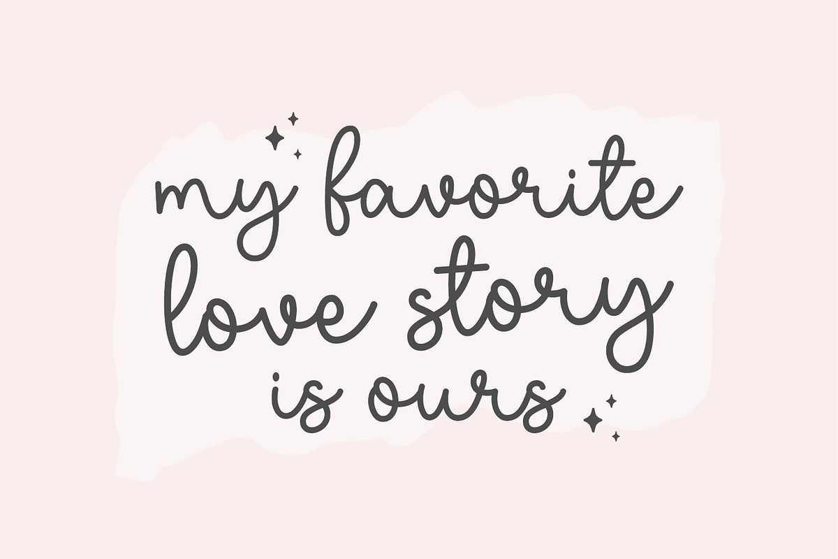 Charming Valentines - Script Font, a Handwritten Font by Keithzo (Photo 3 of 7)