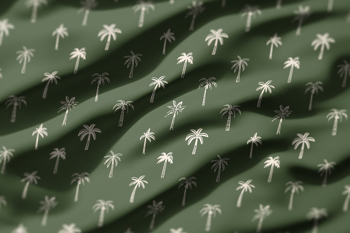 Palm Tree Set: Graphics & Patterns, a Pattern Graphic by Dedraw Studio (Photo 3 of 12)