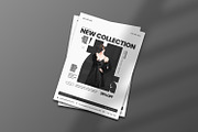 Grey Shape Fashion - Flyer, a Flyer Template by AQR Studio (Thumbnail 2 of 2)