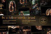Spiritual Instagram Templates, Canva, a Social Media Template by Under My Cozy Roof (Thumbnail 6 of 9)