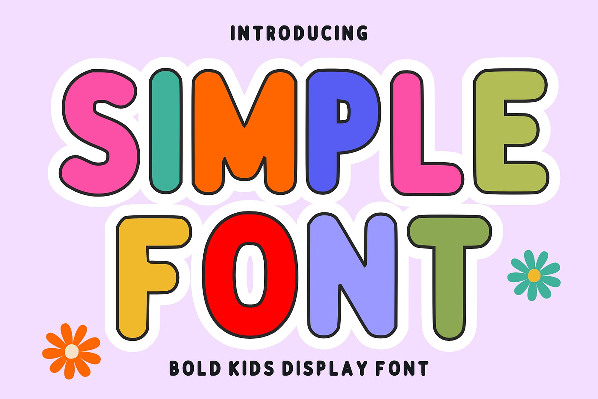 Simple, a Sans Serif Font by Fourteen Letter (Photo 1 of 5)