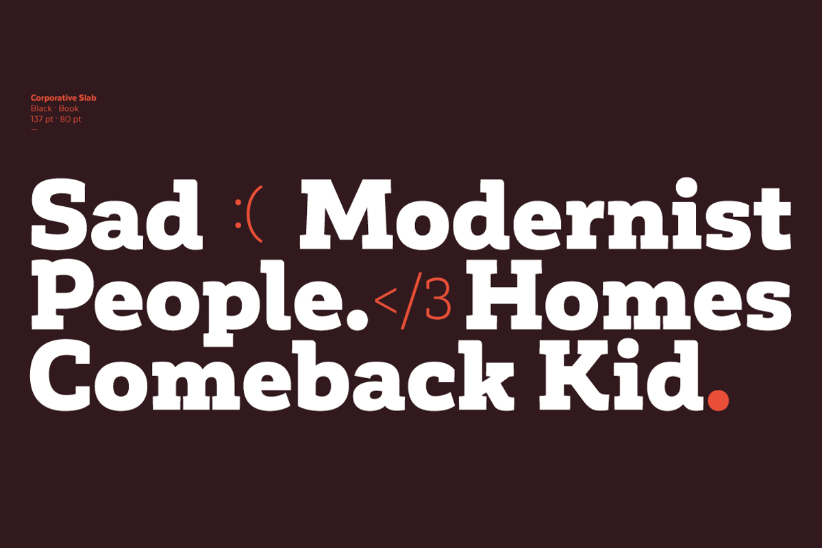 Corporative Slab - Family 50% off, a Slab Serif Font by Latinotype (Photo 11 of 15)