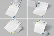 4 A4 Size Paper Mock Ups, an Advertising Mockup by megostudi0 (Thumbnail 1 of 6)