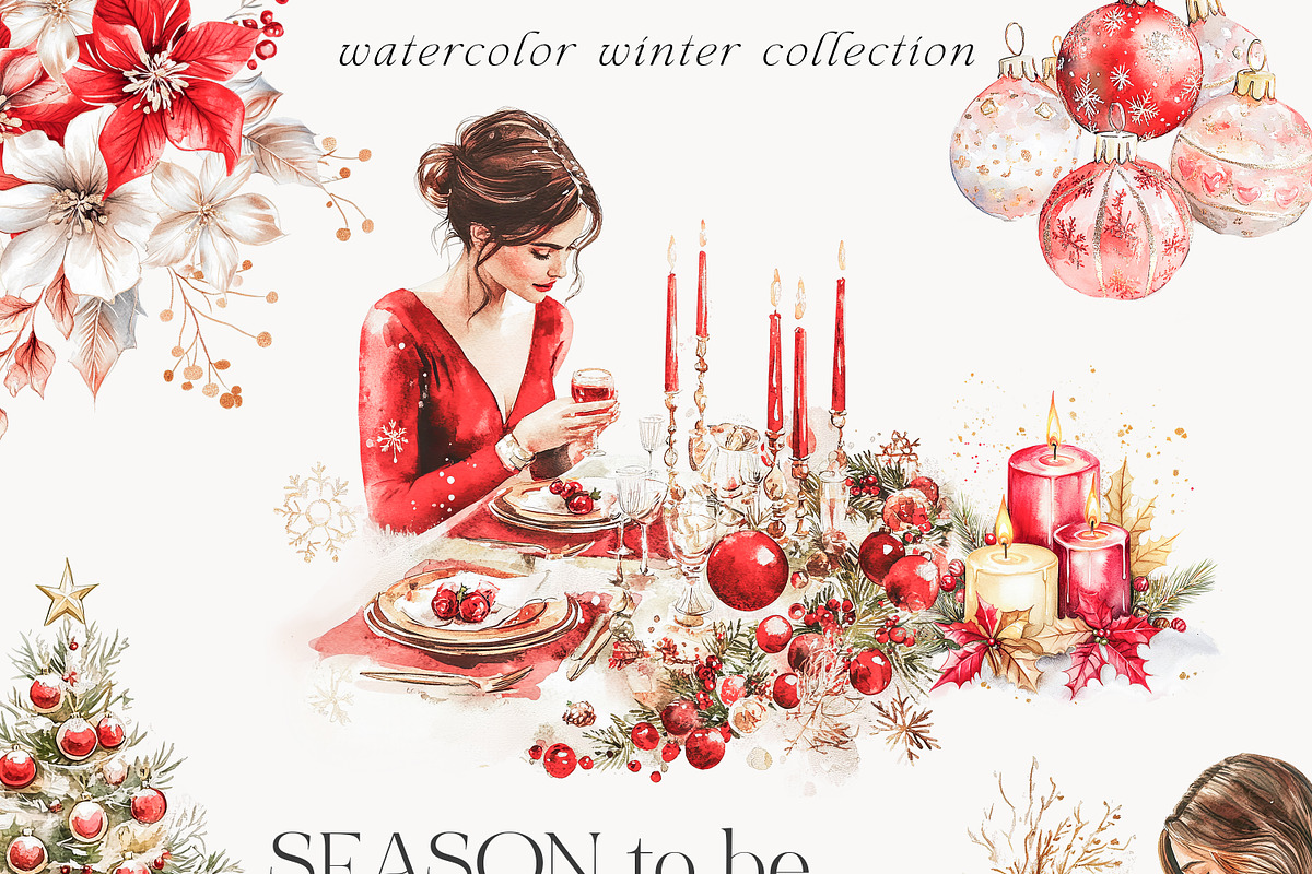New! Winter Christmas Edition, a Seasonal Illustration by Isabelle Salem (Photo 114 of 227)