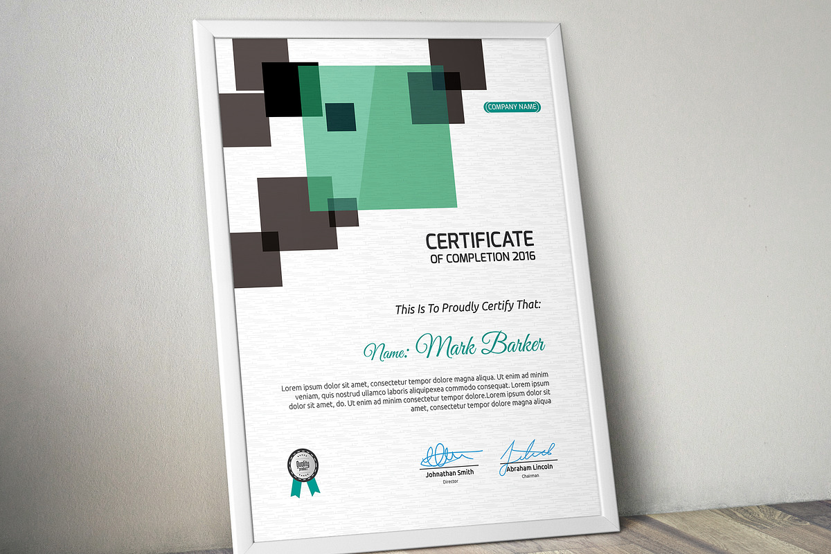 Certificate, a Stationery Template by Curve Design (Photo 1 of 3)