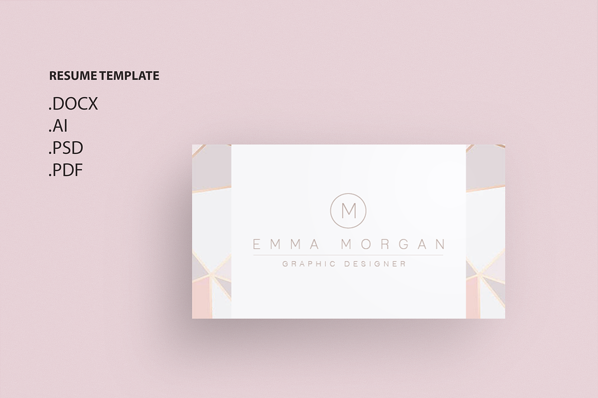 Pack Resume and Card Template / M, a Resume Template by Showy68 Template (Photo 6 of 8)