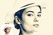 Banknote Engraving FX Ps Action, an Action Add-On by Studio Retouch (Thumbnail 6 of 12)