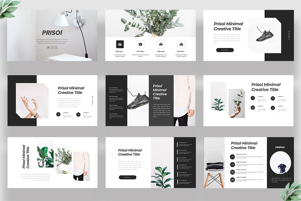 Prisol Minimal Keynote, a Presentation Template by Infinity Vector Studio (Photo 2 of 5)