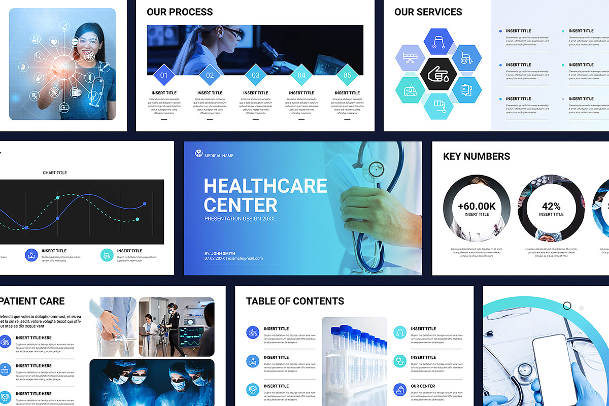 Medical Presentation Template Design, a Presentation Template by E-Type (Photo 1 of 7)