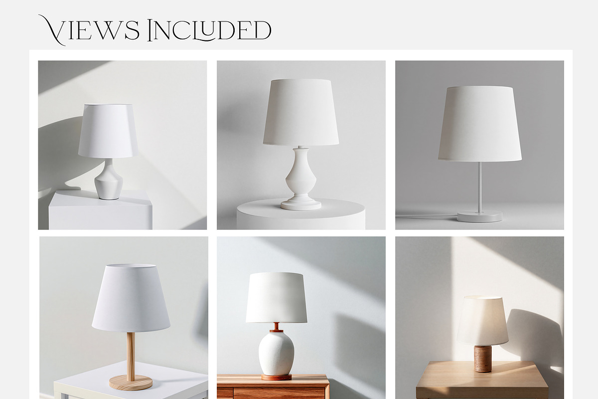 Cone Lampshade Mockups, a Household Mockup by mock-ups (Photo 3 of 33)