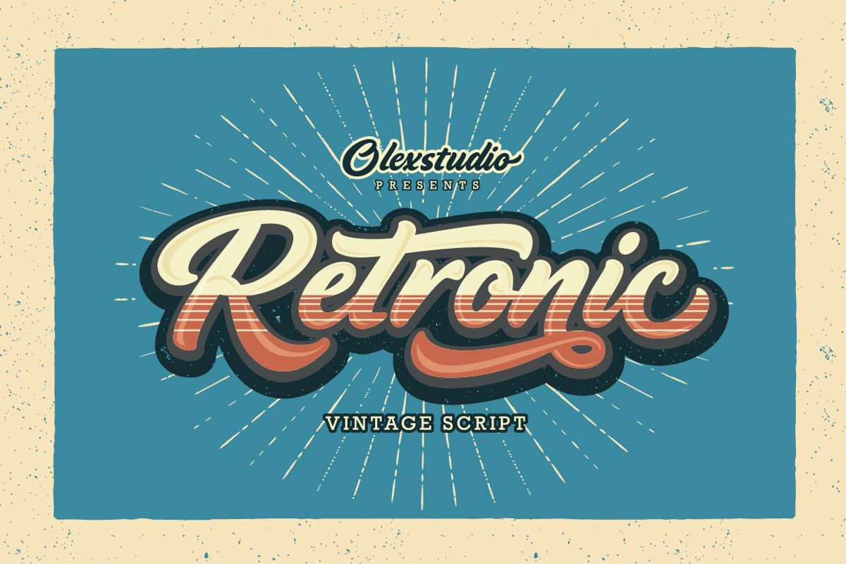 RETRONIC - Vintage Script