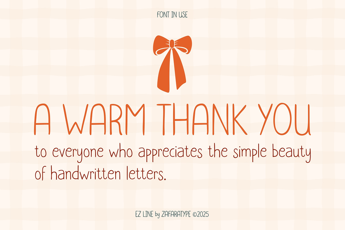 EZ Emberlyn, a Handwritten Font by Zafara Studios (Photo 6 of 6)