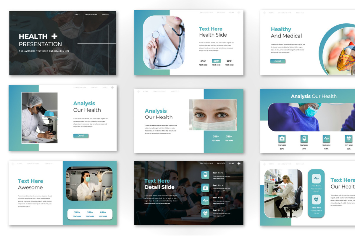 Health Medical PowerPoint, a Presentation Template by Overcloud (Photo 4 of 4)