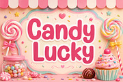 Candy Lucky, a Script Font by Wow Magic (Thumbnail 1 of 5)