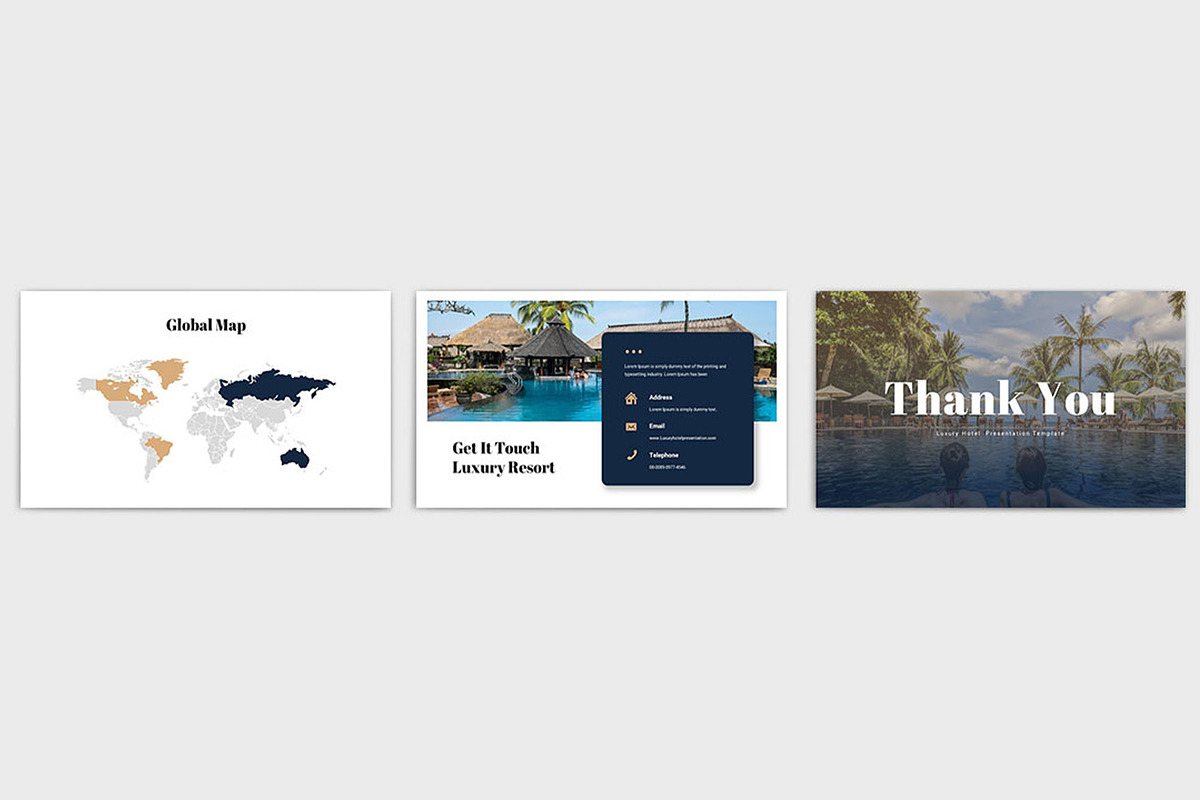 Resort Presentation Template, a Presentation Template by TypeMakers