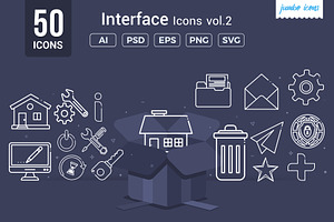 Interface Line Icons V2, an Outline Icon by Jumbo Icons