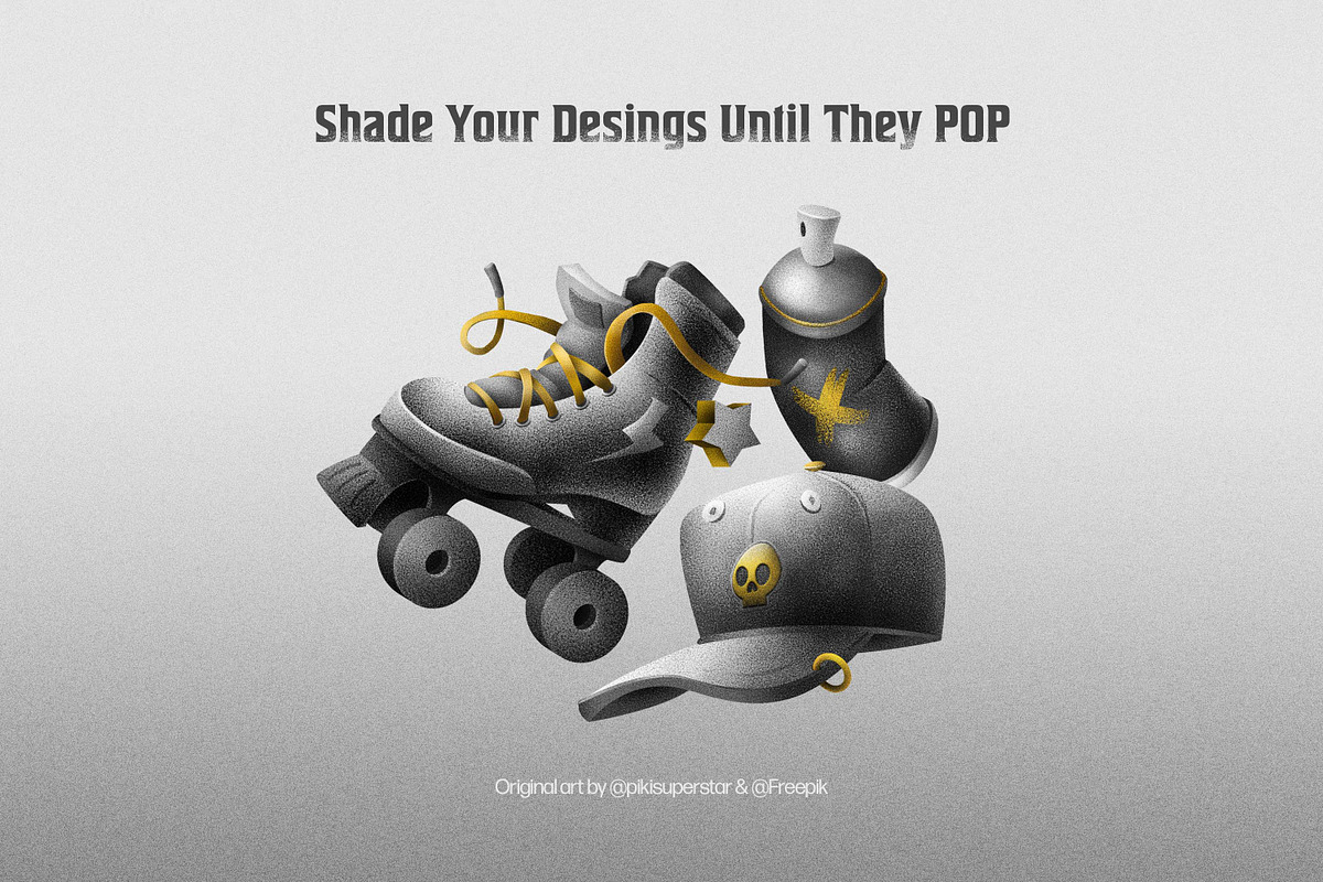 Procreate Shader Brushes Bundle, a Brush Add-On by brushapes.com (Photo 9 of 33)