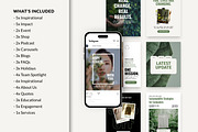 Green Charity Instagram Templates, a Social Media Template by InkBlue Templates (Thumbnail 2 of 10)
