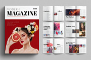 Modern Magazine Template, a Magazine Template by E-Type (Thumbnail 1 of 7)