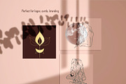 MIRACLE MOMS. SACRED yoga poses, an Object Illustration by ArtOLB (Thumbnail 7 of 7)