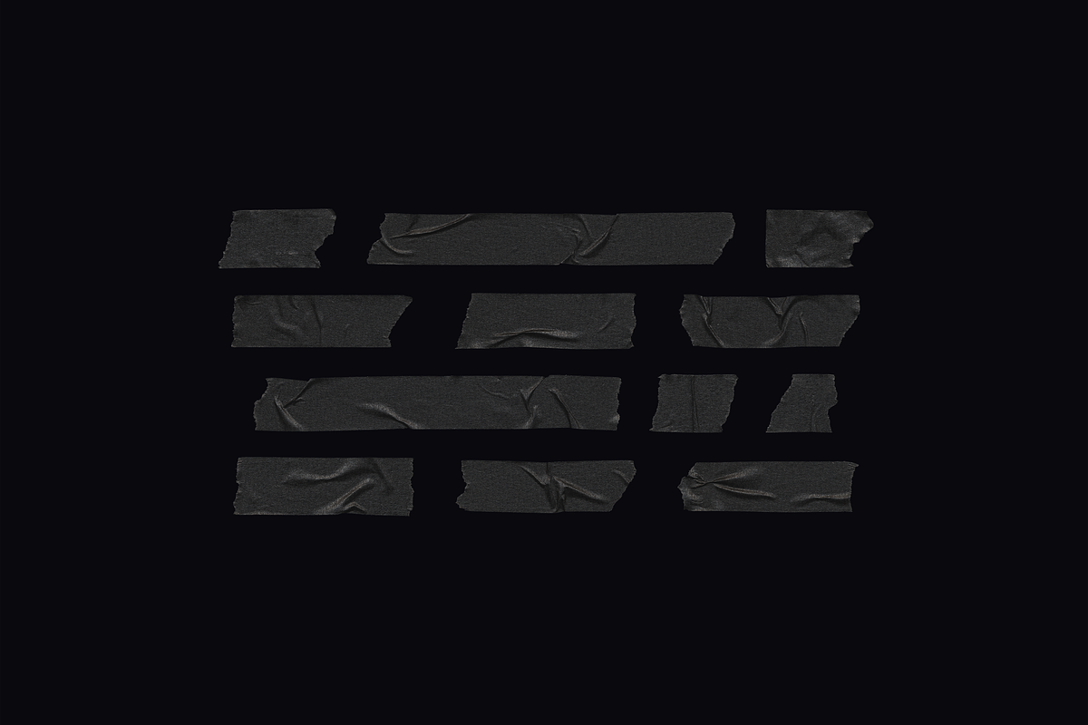 Tape Strips PNG Pack, an Object Graphic by BORT GRAPHIC (Photo 8 of 9)