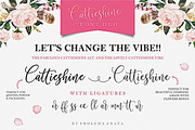 Sale 20% Cattieshine - Font Duo, a Script Font by Anatadesign (Thumbnail 13 of 22)