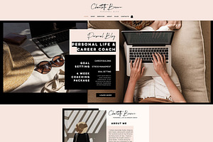 Wix Blog Theme Website Template