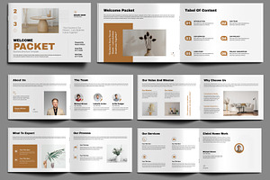 Welcome Packet Brochure Layout, a Brochure Template by MightyDesign