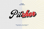 Text Effect Pitcher, a Layer Style Add-On by Navy Graphic (Thumbnail 2 of 2)