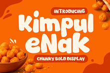 Kimpul Enak - Chunky Bold Font