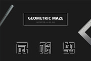 Geometric Maze Logos + Templates, a Branding & Logo Template by Graphicfresh (Thumbnail 4 of 7)