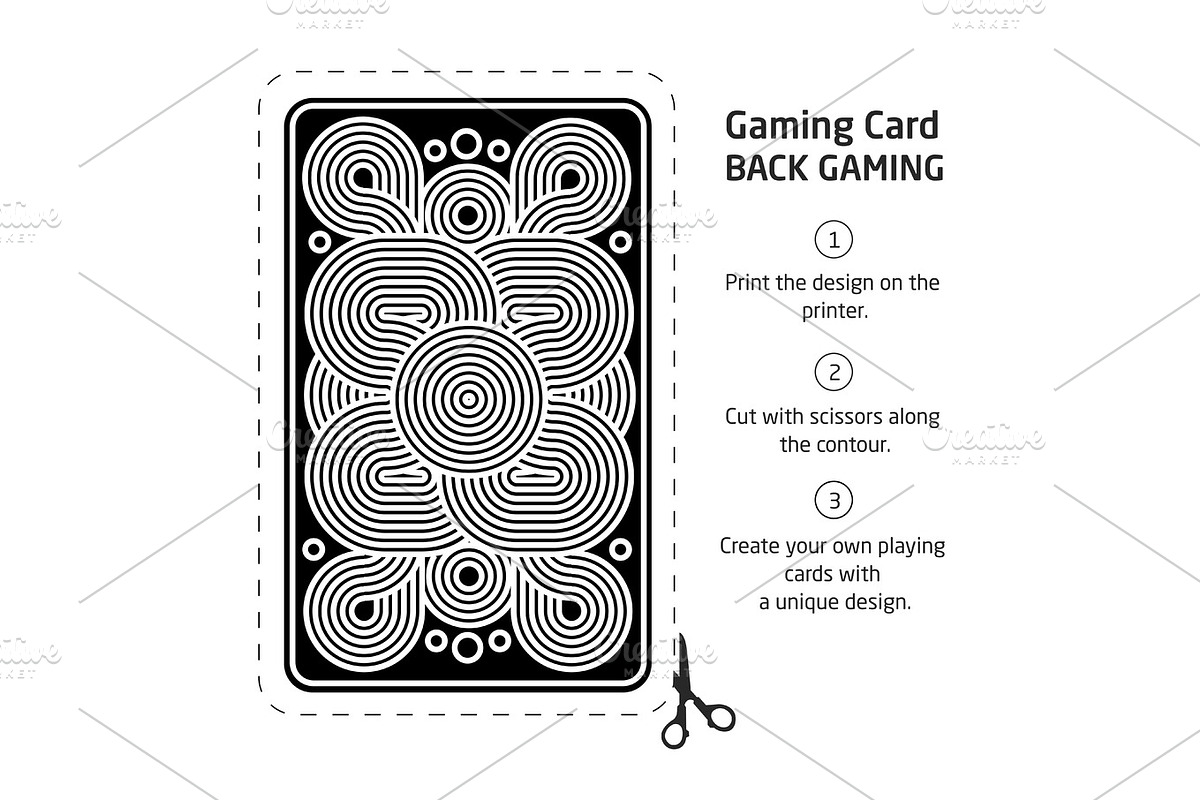 The reverse side playing card, a Texture Graphic by ToozDesign