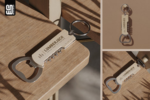 Wooden Multi Tool Mockup