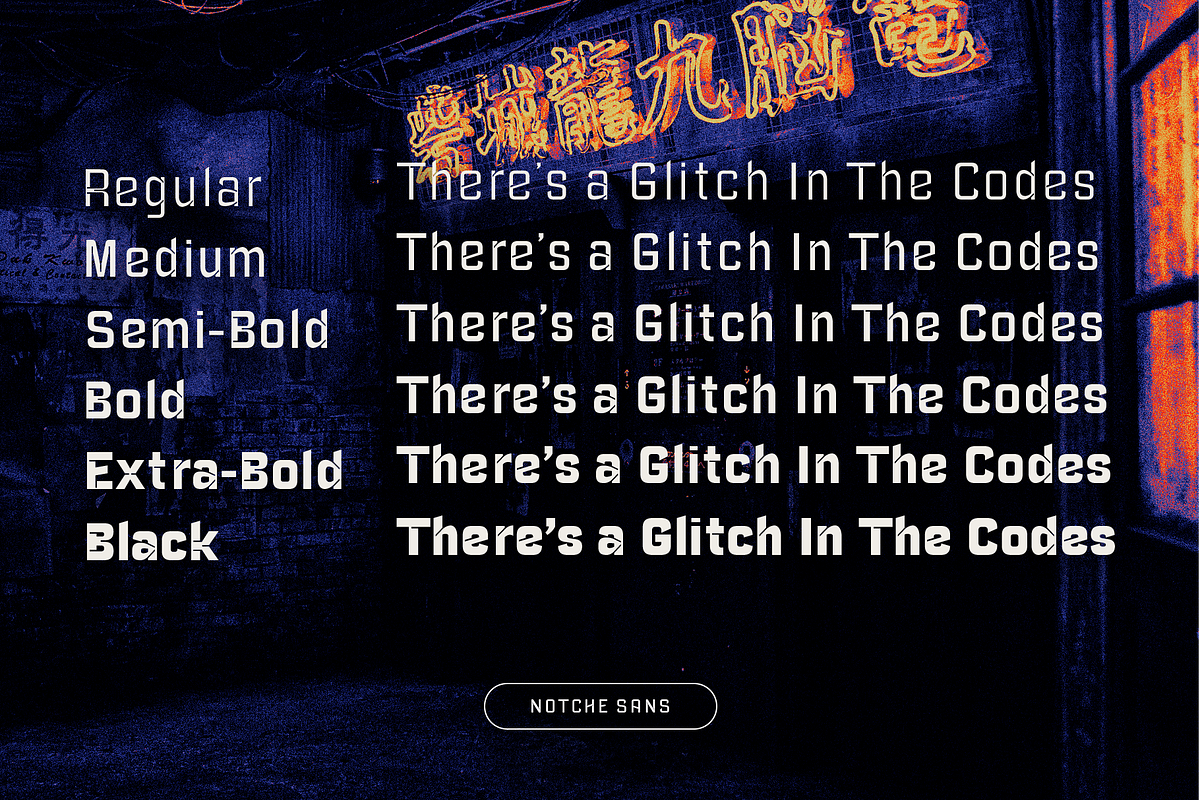 CF Notche - Futuristic Sans, a Sans Serif Font by Indotype Foundry (Photo 2 of 11)