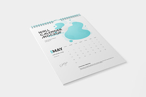 Wall Calendar Mockup