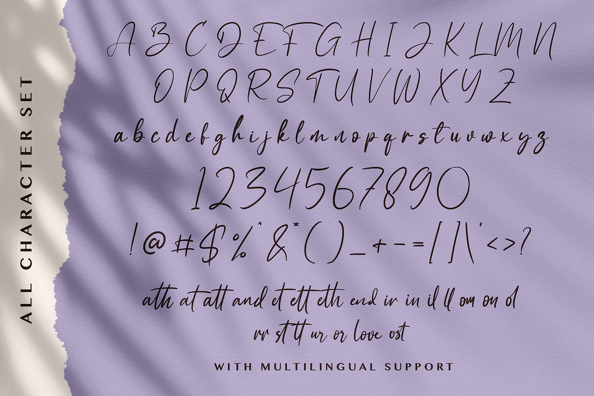 Sandy Lailyatir - Handwritten Font, a Script Font by StringLabs (Photo 9 of 10)