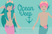 ocean deep, an Illustration by Black Design (Thumbnail 1 of 2)