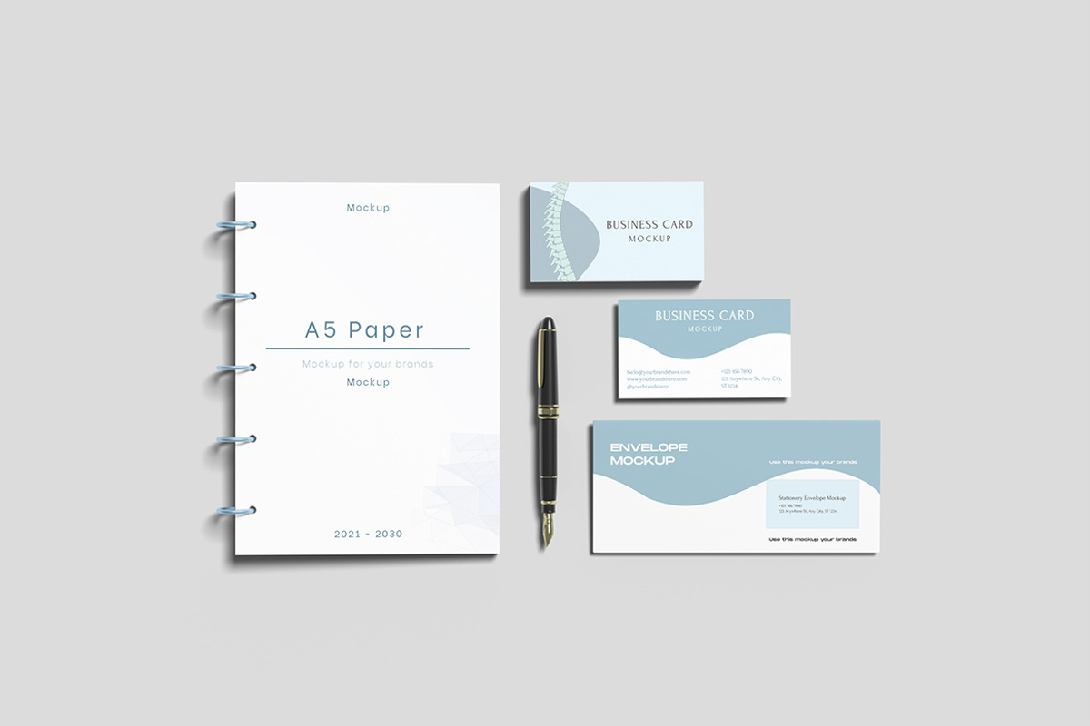 Corporate Stationery Mockup, a Product Mockup by ianmikraz (Photo 2 of 5)