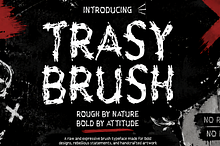 Trasy Brush Grunge Brush Typeface