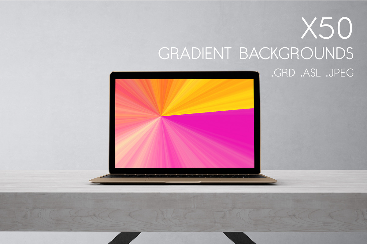 Bright Modern Gradients X50, a Gradient Add-On by Alice_Evans (Photo 1 of 11)