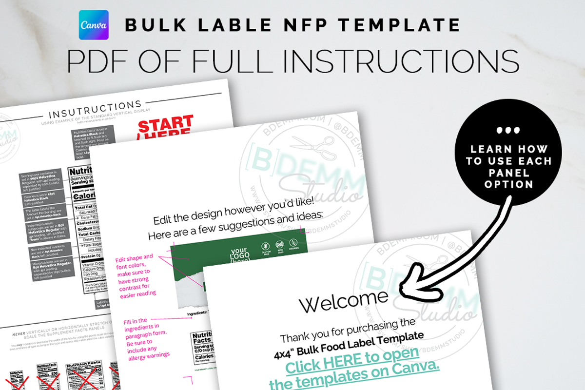 Editable Bulk Label Canva Template, a Branding & Logo Template by Bdemm Studio (Photo 5 of 7)
