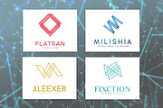 Futuristic & Geometric Logos Bundle, a Branding & Logo Template by AN Productions (Thumbnail 8 of 47)