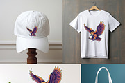 Barn owl spreads its wings to fly, an Animal Illustration by yod67 (Thumbnail 8 of 10)