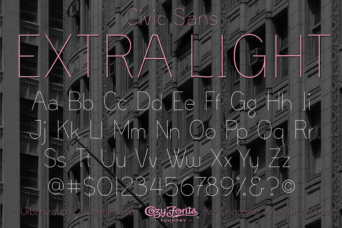 Civic Sans Extra Light