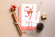 Happy Santa Claus. Christmas clipart, a Decorative Illustration by UlitkaStudio (Thumbnail 7 of 10)